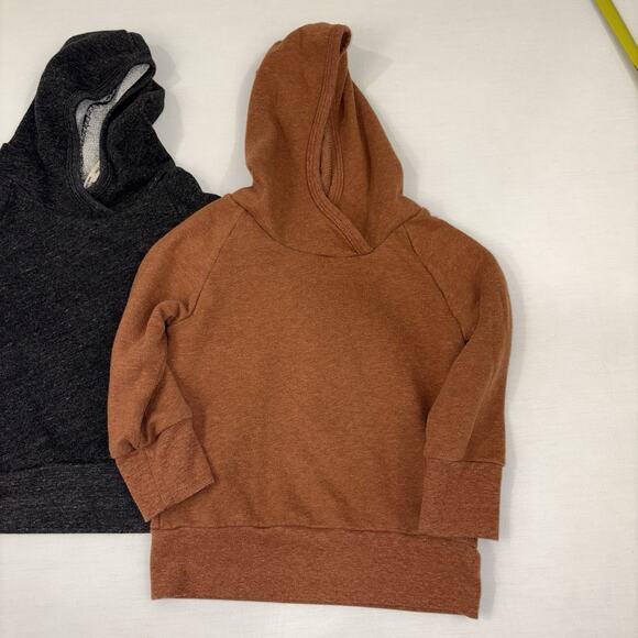 Childhoods Clothing Size 18-24 Months Gray Brown Hooded Sweatshirt Lot Sweater - Picture 2 of 10